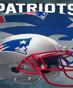 Patriots Helmet Art Paint By Numbers