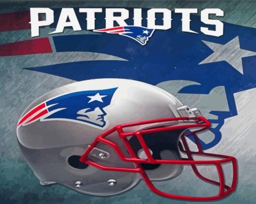 Patriots Helmet Art Paint By Numbers