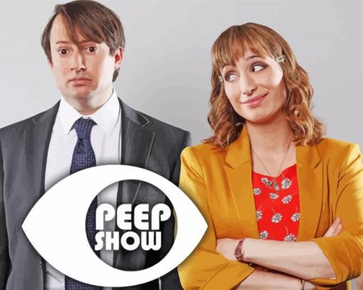 Peep Show Sitcom Poster Paint By Numbers