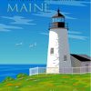 Pemaquid Point Poster Paint By Numbers