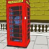 Phone Box Illuustration Paint By Numbers