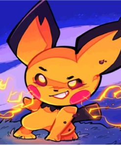 Pokémon Pichu Paint By Numbers