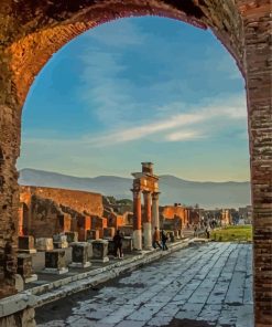 Pompeii City Ruins Paint By Numbers