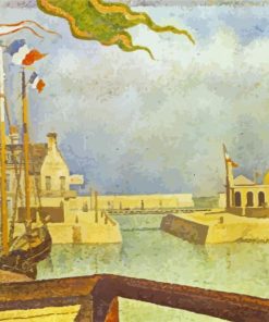 Port En Bessin Sunday By Georges Seurat Paint By Numbers