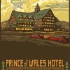 Prince Of Wales Hotel Waterton National Park Poster Paint By Numbers