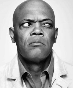 Samuel L Jackson Confused Paint By Numbers