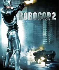 Science Fiction Movie Robocop 2 Paint By Numbers