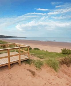 Scotland Lunan Bay Paint By Numbers