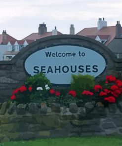 Seahouses England Paint By Numbers