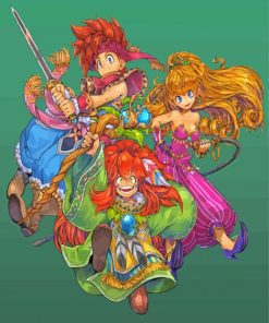 Secret Of Mana Game Characters Paint By Numbers