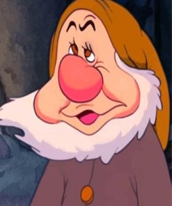 Sneezy Dwarf Disney Character Paint By Numbers