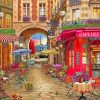 Spring Paris Cafe Paint By Numbers