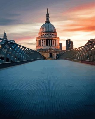 St Pauls Cathedral England Paint By Numbers