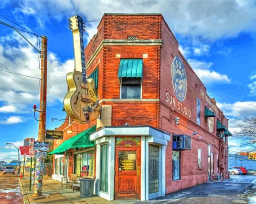 Sun Studio In Memphis Paint By Numbers