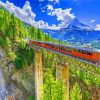 Swiss Bernina Express Paint By Numbers