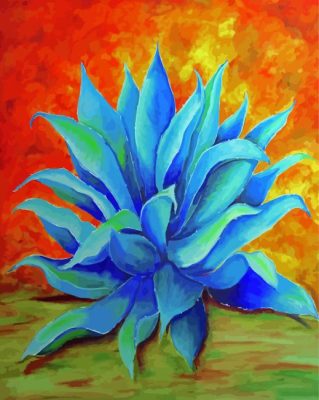 The Blue Agave Paint By Numbers