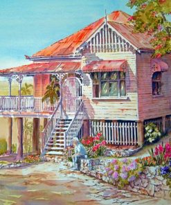 The Queenslander House Paint By Numbers