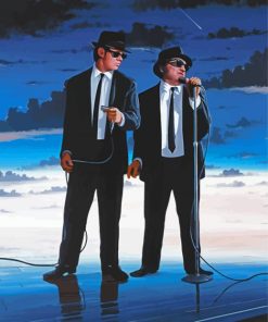 The Blues Brothers Illustration Paint By Numbers