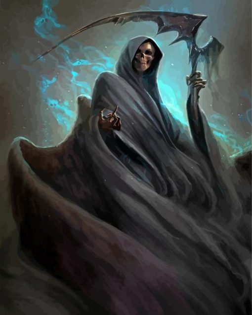 The Grim Reaper Paint By Numbers