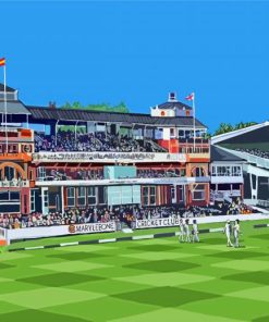 The Lords Cricket Ground Art Paint By Numbers