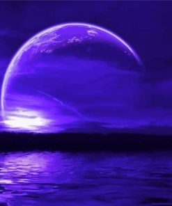 The Purple Moon Paint By Numbers