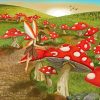 Toadstool Fairy Paint By Numbers