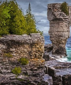 Tobermory Flowerpot Island Paint By Numbers