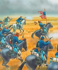 US Cavalry War Paint By Numbers