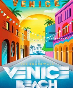 Venice Sign Poster Paint By Numbers