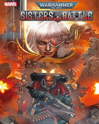 Warhammer Sisters Of Battle Sororitas Poster Paint By Numbers