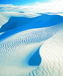 White Sands National Park Landscape Paint By Numbers