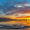 Winter Sunset Barmouth Wales Paint By Numbers