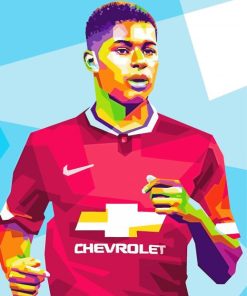 Aesthetic Marcus Rashford Paint By Numbers