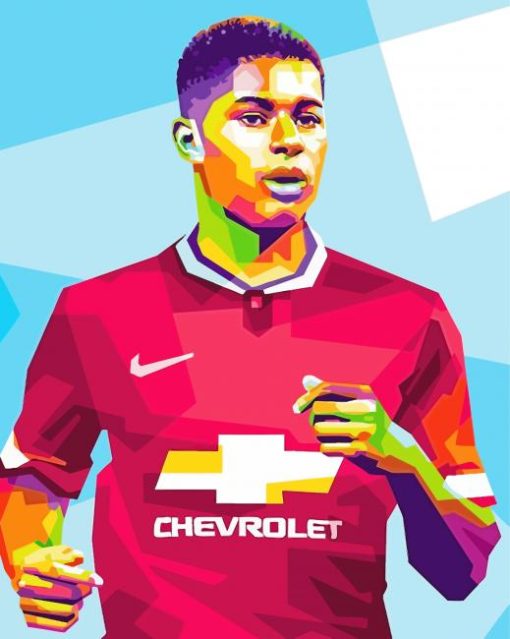 Aesthetic Marcus Rashford Paint By Numbers