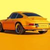 Aesthetic Yellow Porsche Paint By Numbers