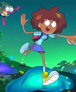 Aesthetic Amphibia Illustration Paint By Numbers