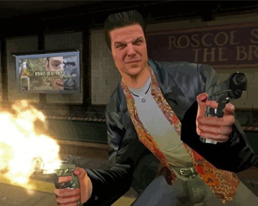 Aesthetic Max Payne Paint By Numbers