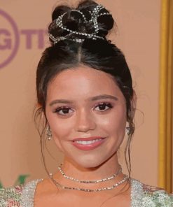 Beautiful Actress Jenna Ortega Paint By Numbers