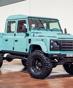 Blue Land Rover Defender Paint By Numbers