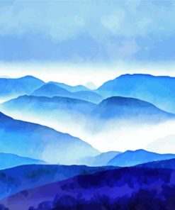 Blue Ridge Mountains Paint By Numbers