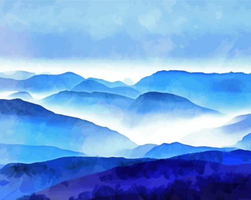 Blue Ridge Mountains Paint By Numbers