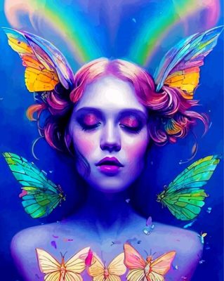 Butterfly Fairy Paint By Numbers