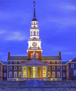 Colby College At Night Paint By Numbers