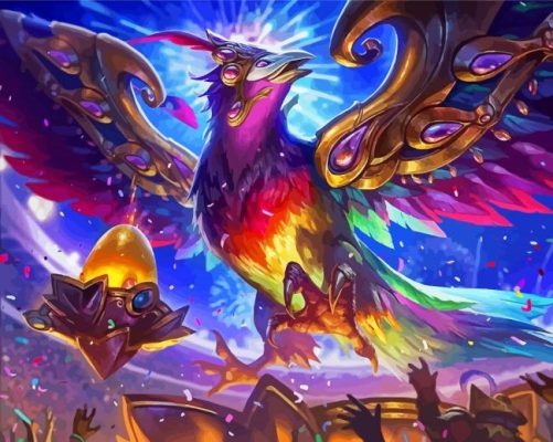 Colorful Anivia Bird Paint By Numbers