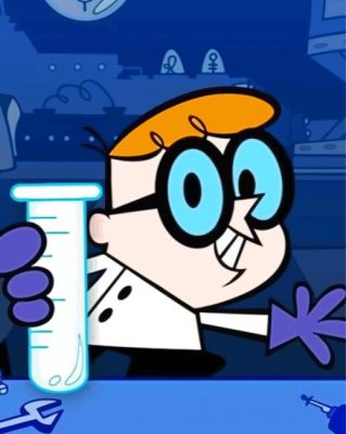 Cool Dexter's Lab Paint By Numbers