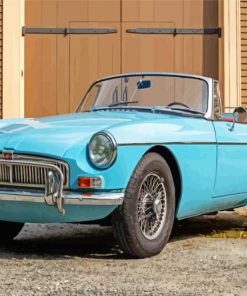 Cyan Mg Roadster Paint By Numbers