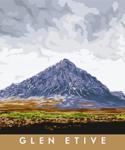 Etive Mor Poster Paint By Numbers