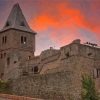 Frankenstein Castle Sunset Paint By Numbers