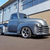 Grey 51 Chevy Truck Paint By Numbers