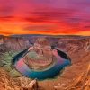 Horseshoe Bend Sunset Paint By Numbers